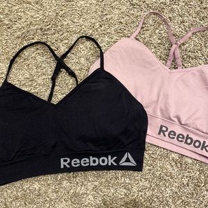 2 pack Reebok sports bras